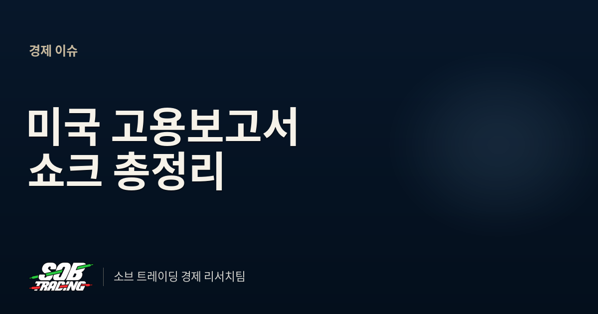 미국 고용보고서 쇼크 총정리 | 9월 비농업 2만 9천 명, 10월 금리 인상 멈출까